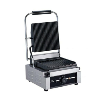 Chefmaster HEA773 Single Contact Grill - Ribbed