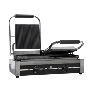 Chefmaster HEA789 Double Contact Grill - Ribbed