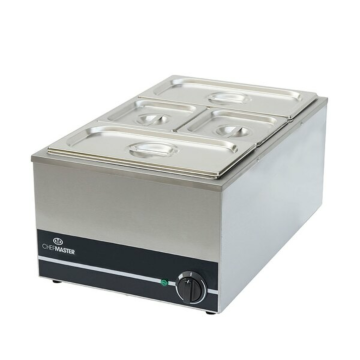 Chefmaster HEF576 1/1GN Wet Well Bain-Marie With Pans