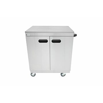 Parry 1888 Plain Top Mobile Hot Cupboard