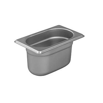 Tefcold 20992 GN 1/9 100mm Stainless Gastronorm Pan