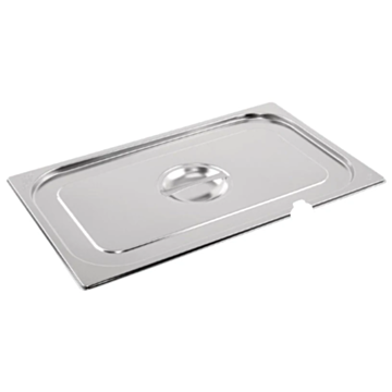 Chefset 1/1 Notched Stainless Steel Gastronorm Lid - Pack of 6