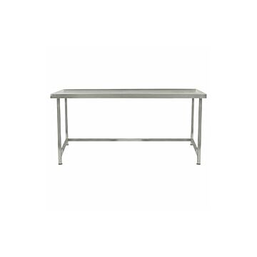Parry Stainless Steel Centre Table with Void 600mm Depth-2400mm