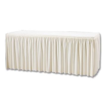 Table Top Cover & Skirting - Plisse Style - CB085