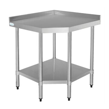 Vogue CB907 Stainless Steel Corner Table