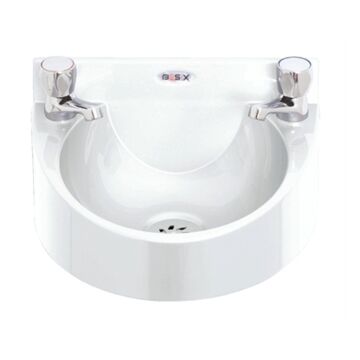 Basix White Polycarbonate Wash Hand Basin - CE987