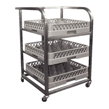 Craven DN596 Glass Tray Trolley