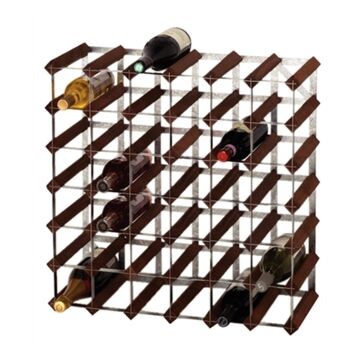 DN634 Dark Wood Wine Rack