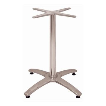Bolero DN641 Aluminium Four Leg Table Base