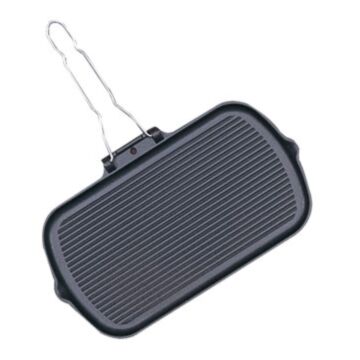 Vogue K417 Rectangular Enamelled Grill Pan