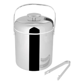 Olympia Ice Pail With Tongs - 1.2kg