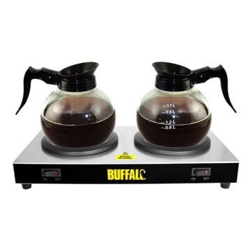 Buffalo Twin Coffee Jug Hot Plates - L413