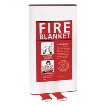 Quick Release Fire Blanket 1m x 1m