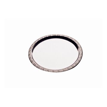 APS P002 Stainless Steel Round Service Tray - 310mm dia.
