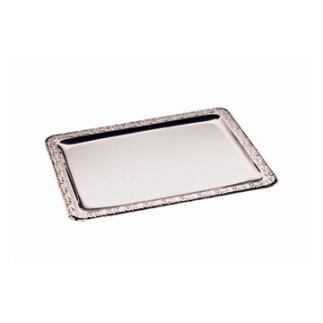 APS P005 Stainless Steel Rectangular Service Tray - 420x310mm