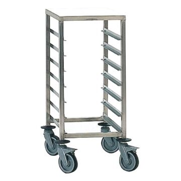 Bourgeat P057 Gastronorm Racking Trolley - 7 Shelves