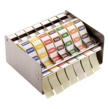 Vogue S154 Days Of The Week Labels &amp; Dispenser