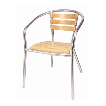 Bolero U421 Aluminium and Ash Chair
