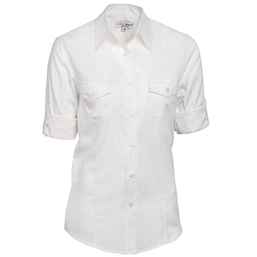 Ladies B214 White Pilot Shirt
