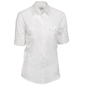 Ladies B214 White Pilot Shirt