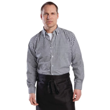 Black B219 Gingham Shirt