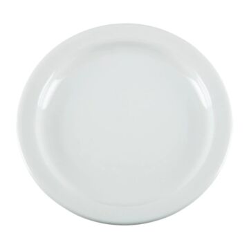 Olympia CB486 Whiteware Narrow Rim Plates