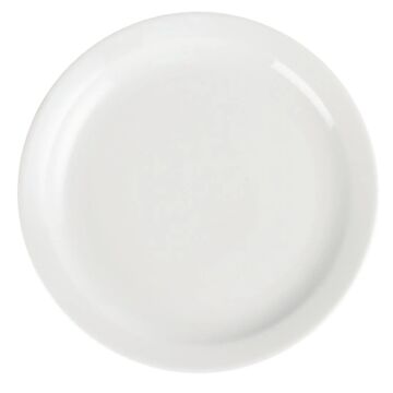Olympia CB490 Whiteware Narrow Rim Plates
