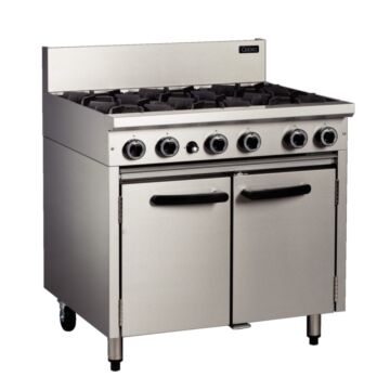 Blue Seal Cobra CR9D 6 Burner Gas Range Oven
