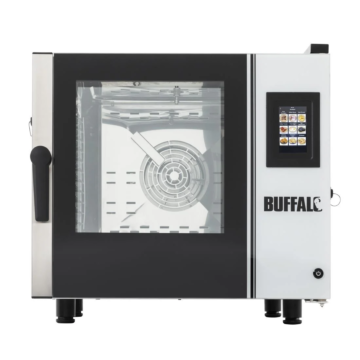 Buffalo CK110 Smart Touchscreen Compact Combi Oven  6 x GN 1/1
