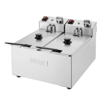 Buffalo CU615 Twin Tank Countertop Fryer