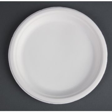 Fiesta Green CW90 Compostable Bagasse Round Plates