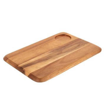 Olympia DP156 Rounded Acacia Wooden Serving Board