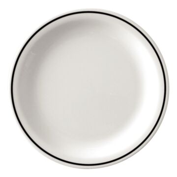 Olympia Kristallon DP984 Black Band Melamine Plates