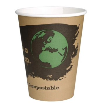 Fiesta Green DS05CC12 Compostable Coffee Cups - 12oz Single Wall