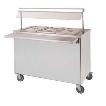 Moffat DT595 Mobile Hot Cupboard with Dry Heat Bain Marie 2FBM
