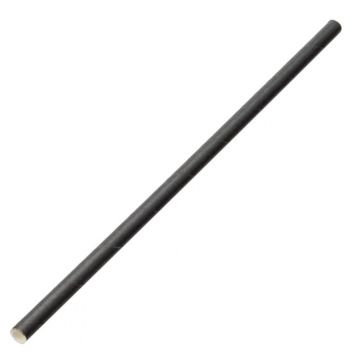 Utopia DW191 Biodegradable Paper Straws - Black