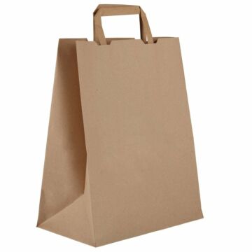 Vegware DW628 Recycled Brown Paper Bag