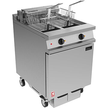 Falcon E3865F Dominator Plus Freestanding Twin Tank Electric Fryer