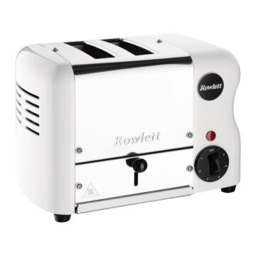 Rowlett CH178 Esprit 2 Slot Toaster White w/ 2 Additional Elements & Sandwich Cage