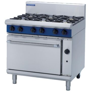 Blue Seal G506D 6 Burner Gas Range Oven