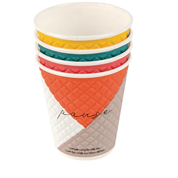 Huhtamaki FB58CC Pause Compostable Coffee Cups