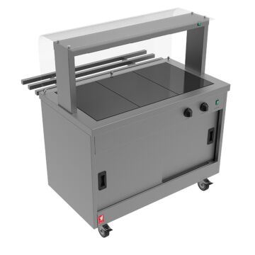 Falcon FC3-T Three Hot Top Servery with Trayslide
