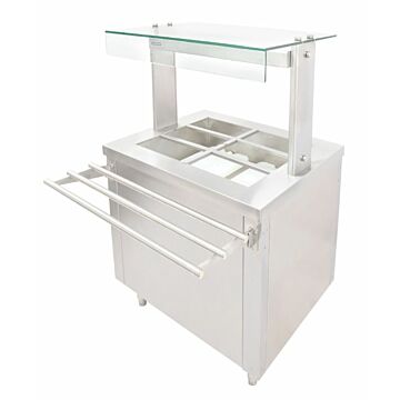 Parry Flexi-Serve FS-AWPACK800 Ambient Cupboard with Chilled Well