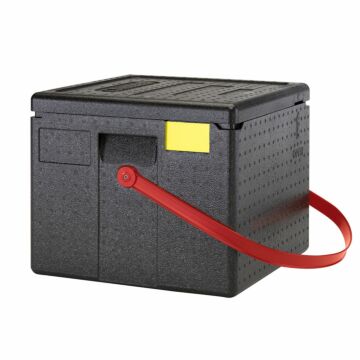 Cambro EPPZ35265RST110  Top Loading 6 Pizza Box Red Strap