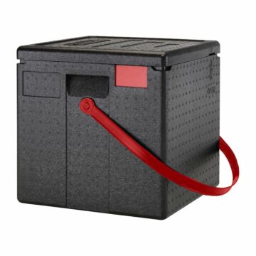 Cambro EPPZ35330RST110 Top Loading 8 Pizza Box Red Strap