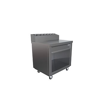 Parry Flexi-Serve FS-CUB900 Condiments trolley with cupboard