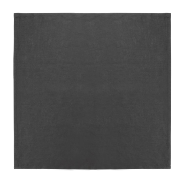 Olympia FW697 Linen Table Napkin Black 400x400mm