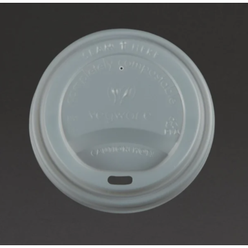 Vegware GH023 Compostable Coffee Cup Lids for 12oz/16oz Cups