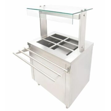 Parry Flexi-Serve FS-HBWPACK900 Hot cupboard with wet bain marie top