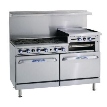 Imperial IR6-RG24 6 Hob & Griddle Double Range Oven